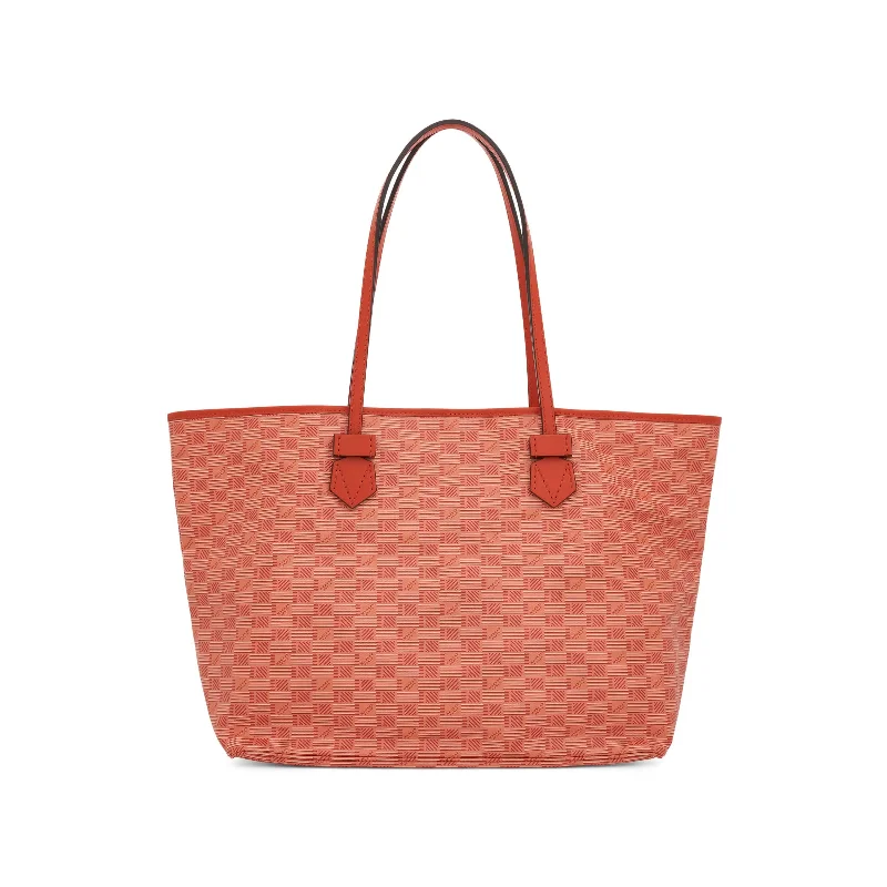 women's handbag with trendy studs -Saint Tropez Tote GM in Orange