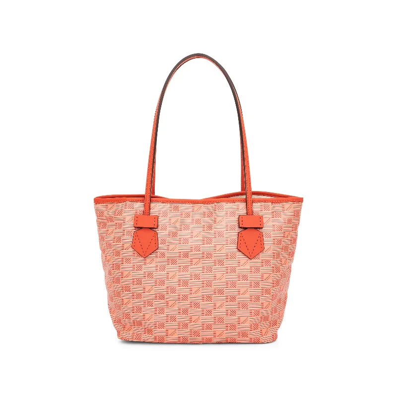 women's handbag with bold color block design -Saint Tropez Tote Bag SM in Orange