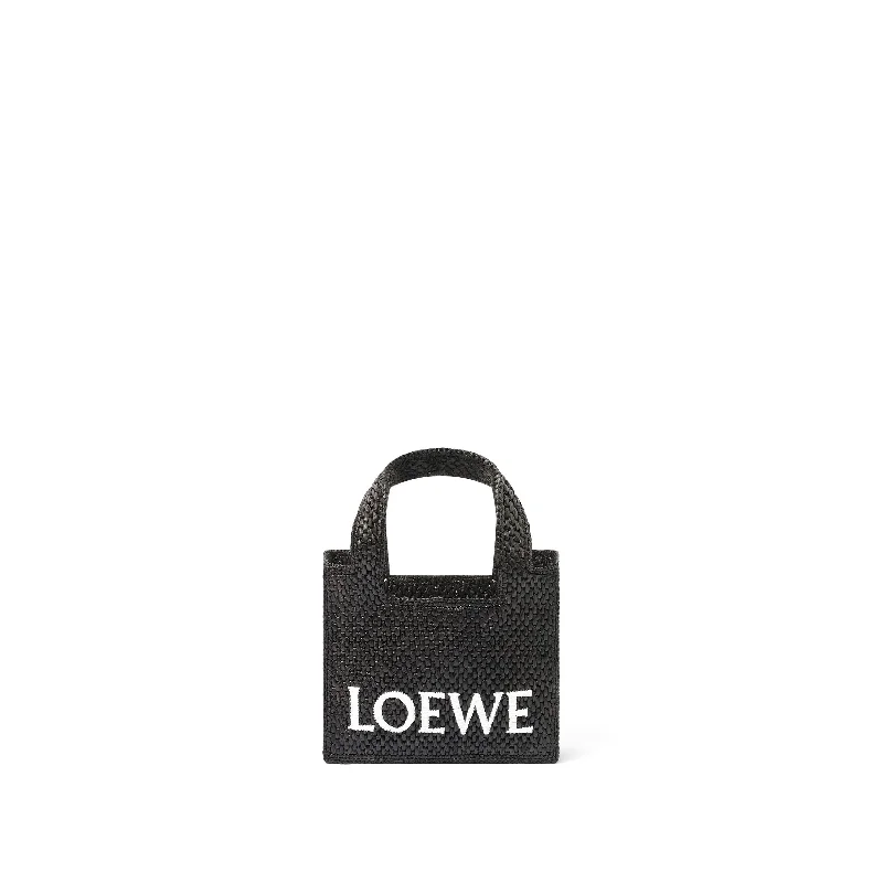 women's handbag with compact, structured design -Loewe Font Tote Mini Bag in Black