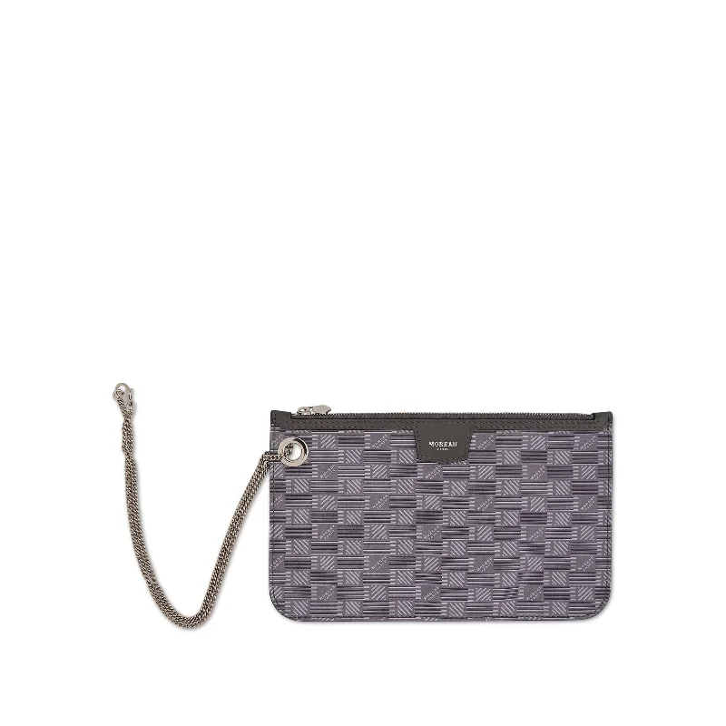 women's wallet with elegant touch -Saint Tropez Marina Pouch in Grey