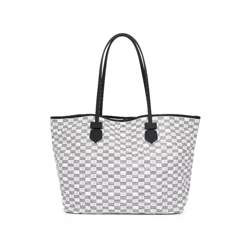 women's handbag with interior dividers -Saint Tropez Tote Bag LR in White