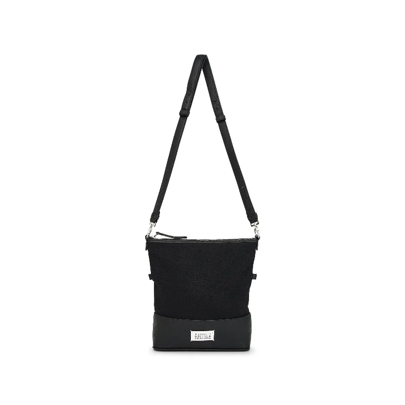 women's dumpling bag with comfortable strap -Small 5AC Hobo Bag in Black