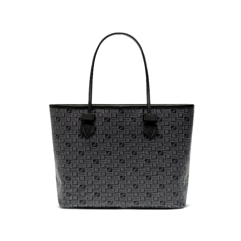 women's handbag with structured frame -Saint Tropez Tote Bag PM in Black