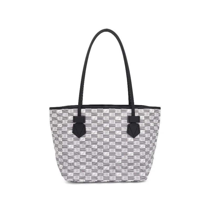 women's handbag with interior phone pocket -Saint Tropez Tote Bag PM in White