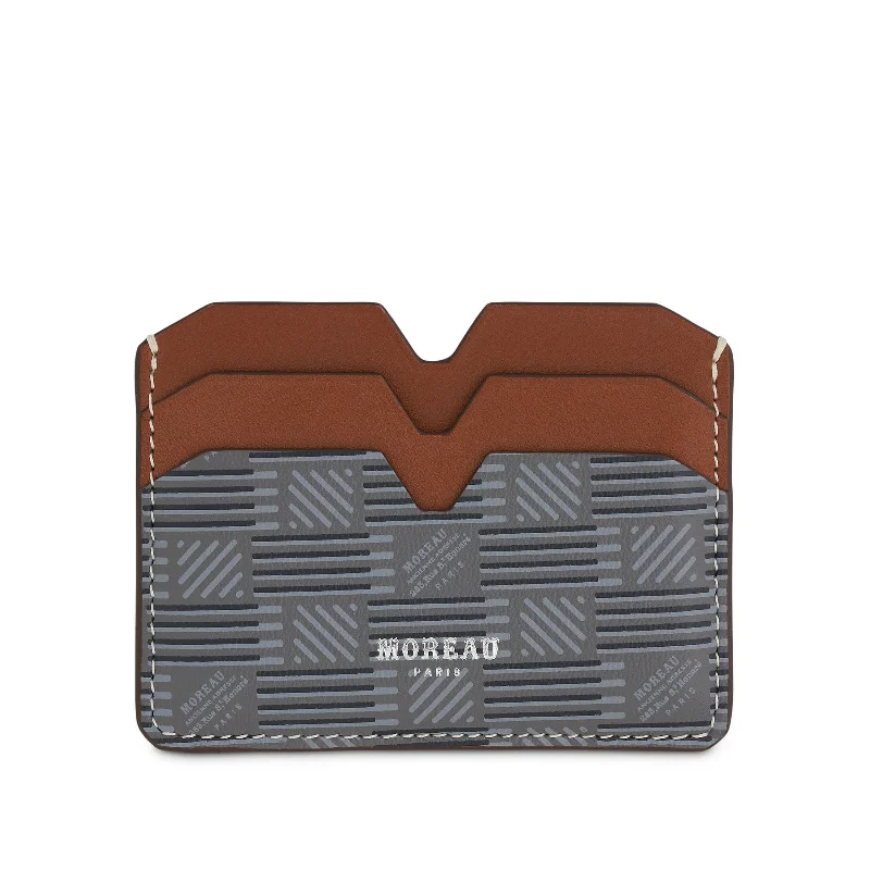 women's wallet with easy-to-open zipper -CM 4CC Cardholder in Grey/Brown