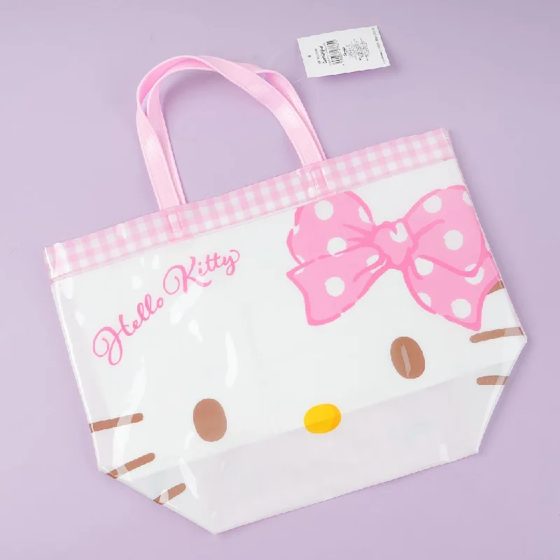 women's tote bag for everyday essentials -Hello Kitty Face Pool Tote Bag