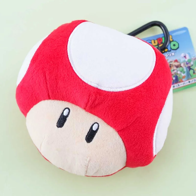 women's wallet with bold patterns -Super Mario Plushie Coin Purse - Super Mushroom