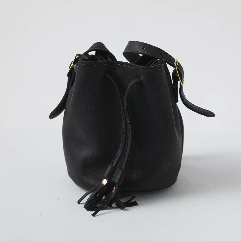 women's bucket bag for the modern woman -Black Kodiak Bucket Bag