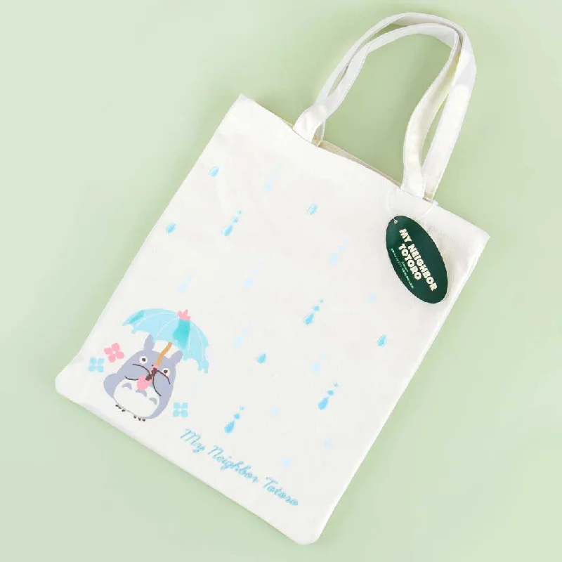 women's tote bag with innovative design -My Neighbor Totoro Rainy Tote Bag