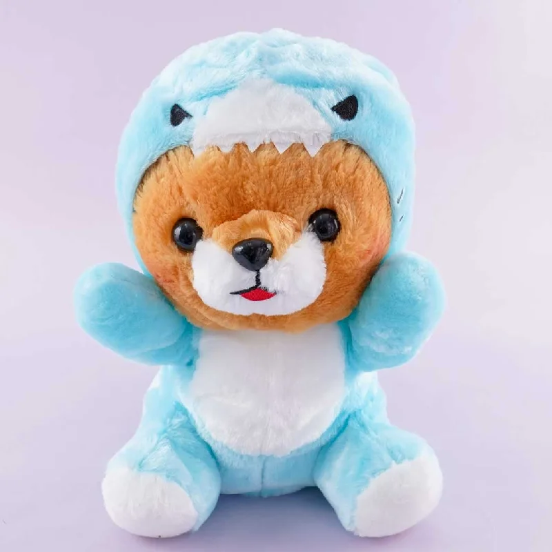 Mameshiba San Kyodai Shark Plushie Backpack - Mametaro