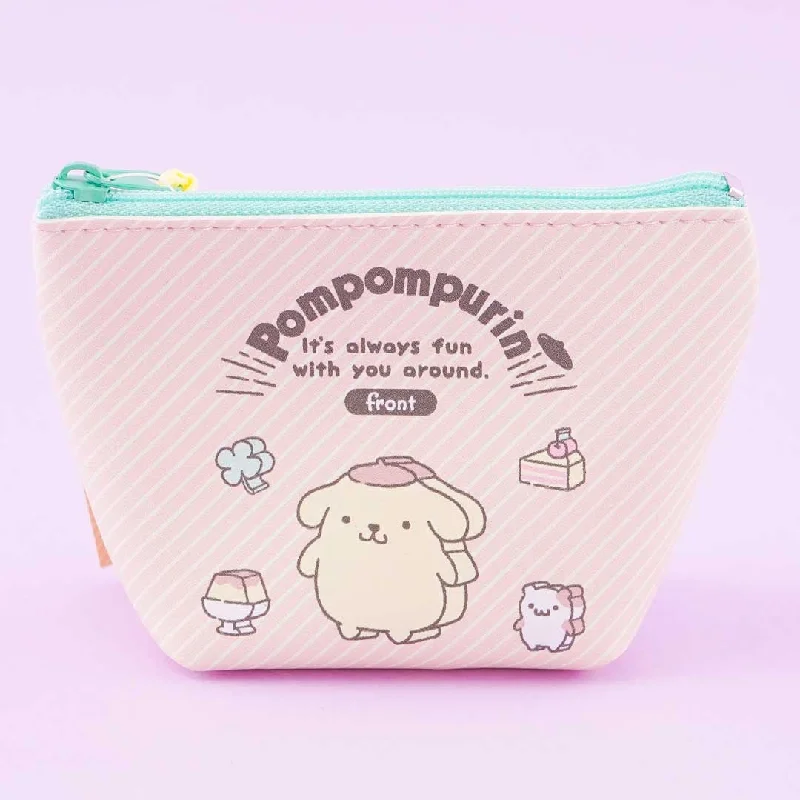 women's wallet with stylish strap -Pompompurin Always Fun Purse