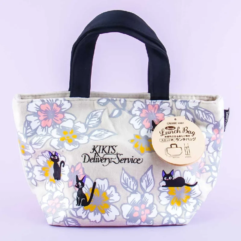 women's tote bag with refined details -Kiki's Delivery Service Jiji Flowery Tote Bag