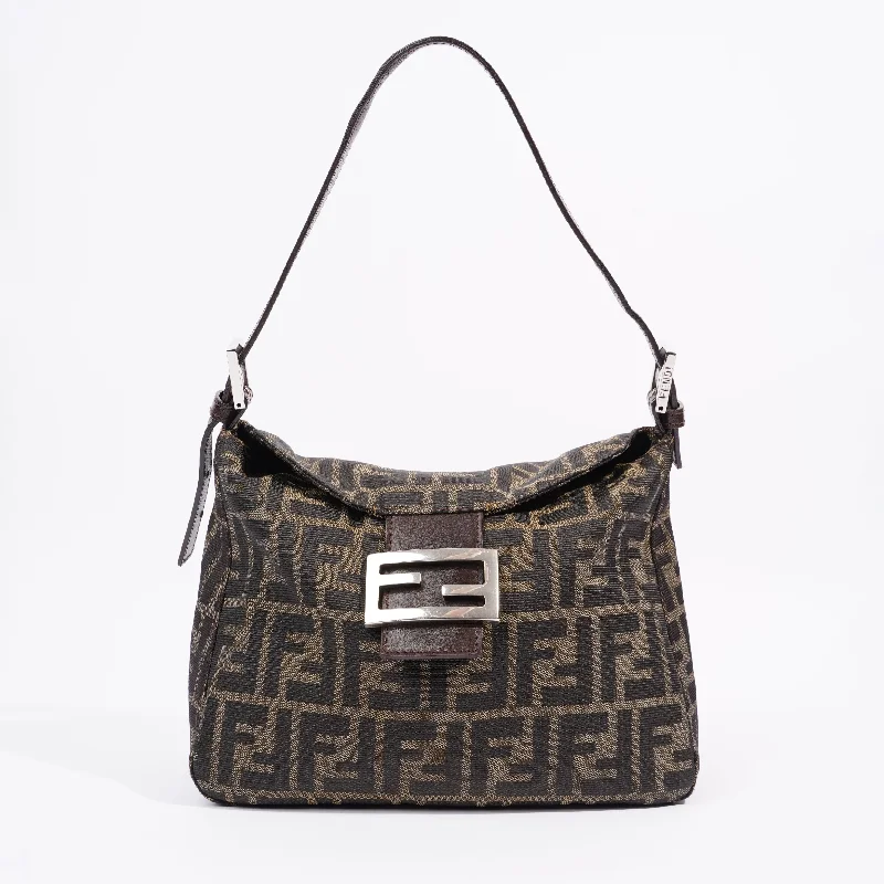 Fendi Mamma Baguette Brown Zucca Canvas