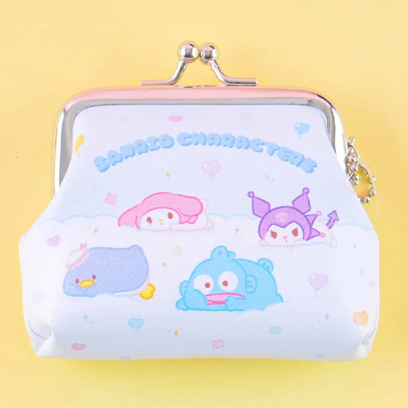 women's wallet with chic button clasp -Sanrio Characters Nap Time Coin Purse