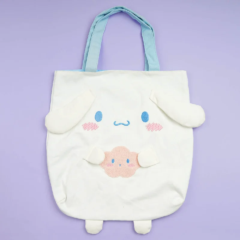 women's tote bag with neutral tones -Cinnamoroll Cloud Tote Bag