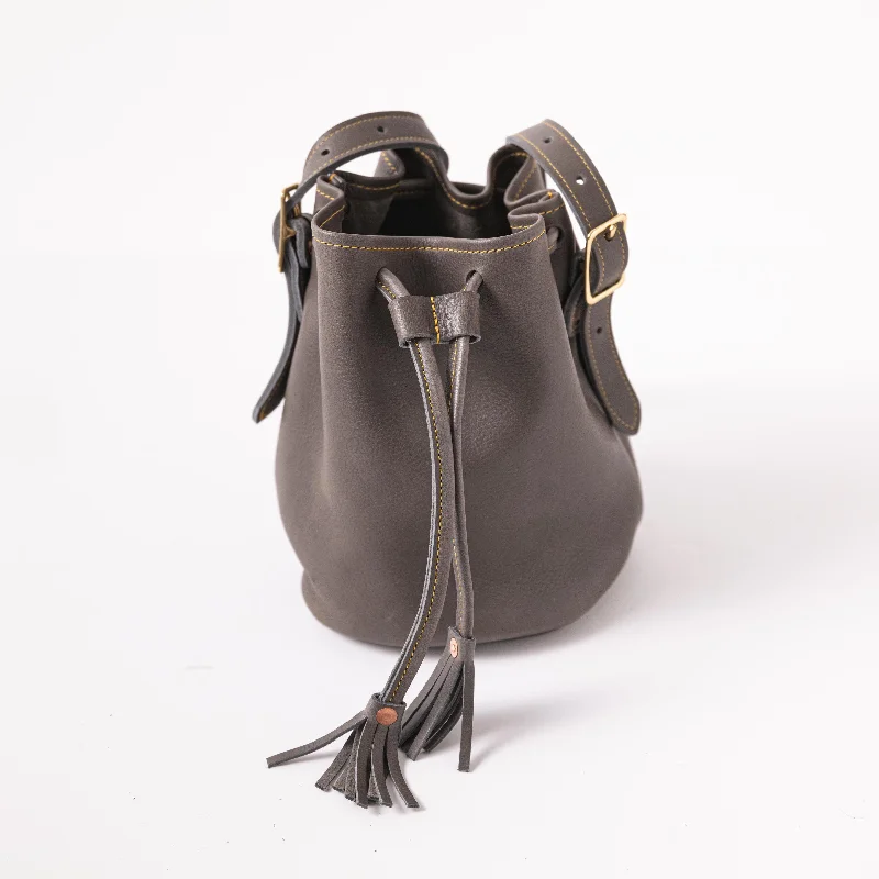 women's bucket bag with sleek and sophisticated look -Grey Cypress Bucket Bag