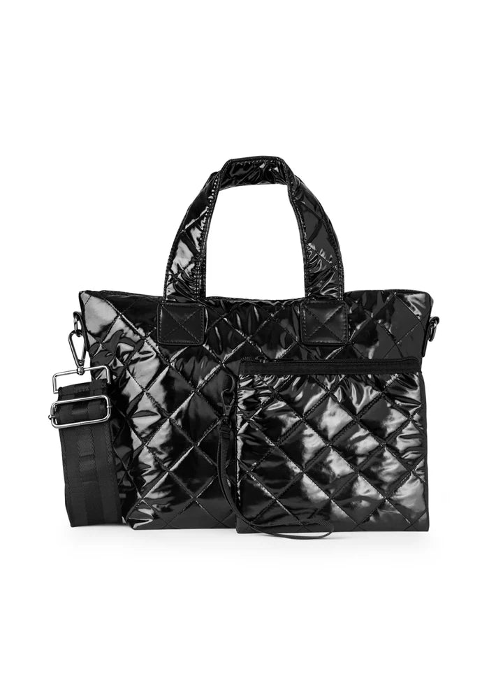 Ladies Crossbody Bag Weekend Chic -Haute Shore Ryan Mini Tote in Noir