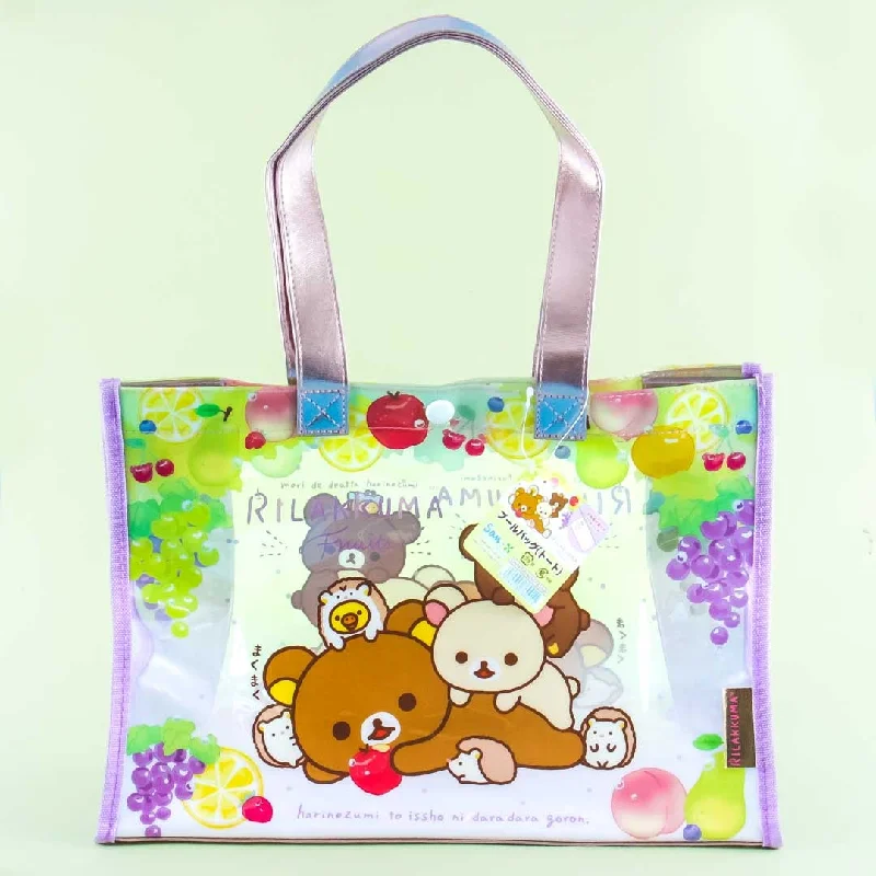 women's tote bag with gold-tone accents -Rilakkuma Fruity Tote Bag