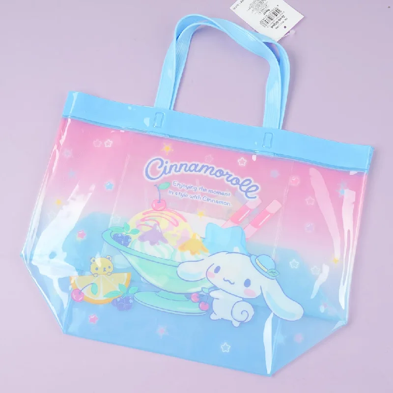 women's tote bag with sleek look -Cinnamoroll Ice Cream Time Pool Tote Bag