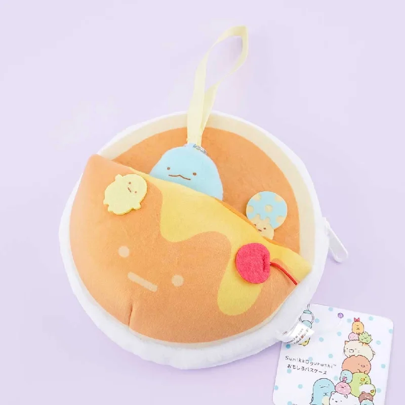 women's wallet with minimalistic finish -Sumikko Gurashi Pancake Plushie Pass Case & Purse - Tokage