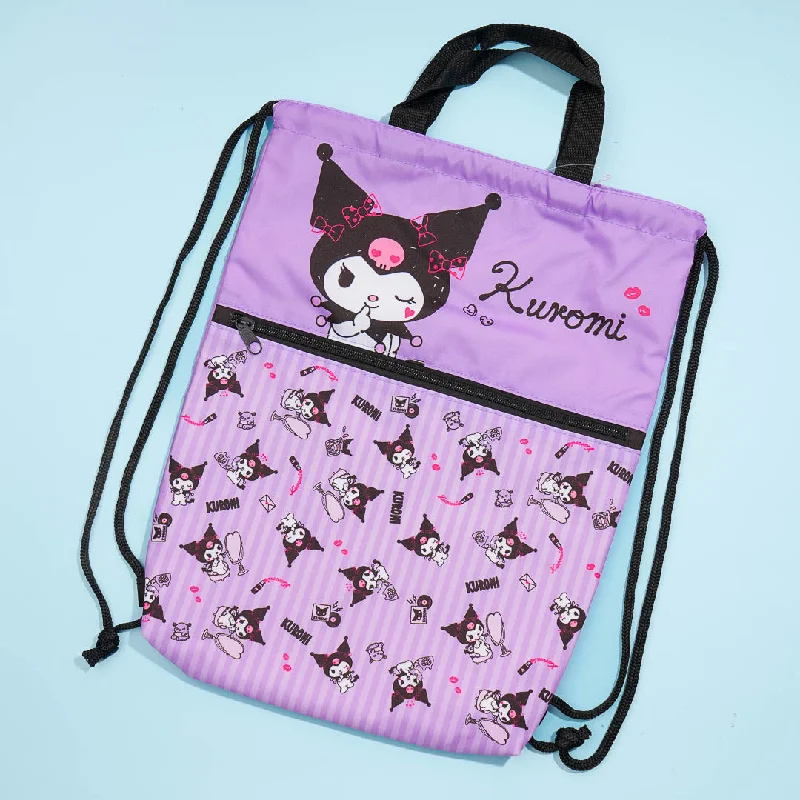 Kuromi Overload Drawstring Backpack