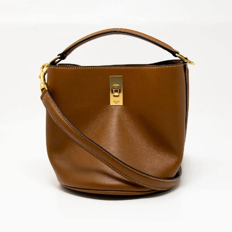 women's bucket bag with easy access pocket -Celine Tan Teen Bucket 16 Bag