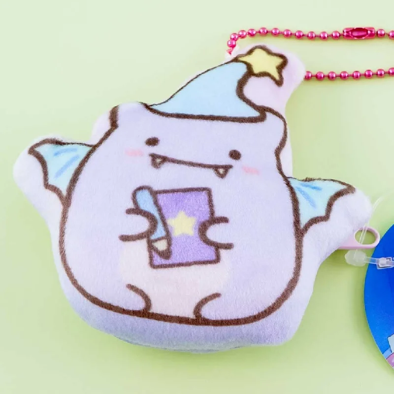 women's wallet with classic style -Sumikko Gurashi Wizard Die-Cut Coin Purse & Bag Charm - Faibu