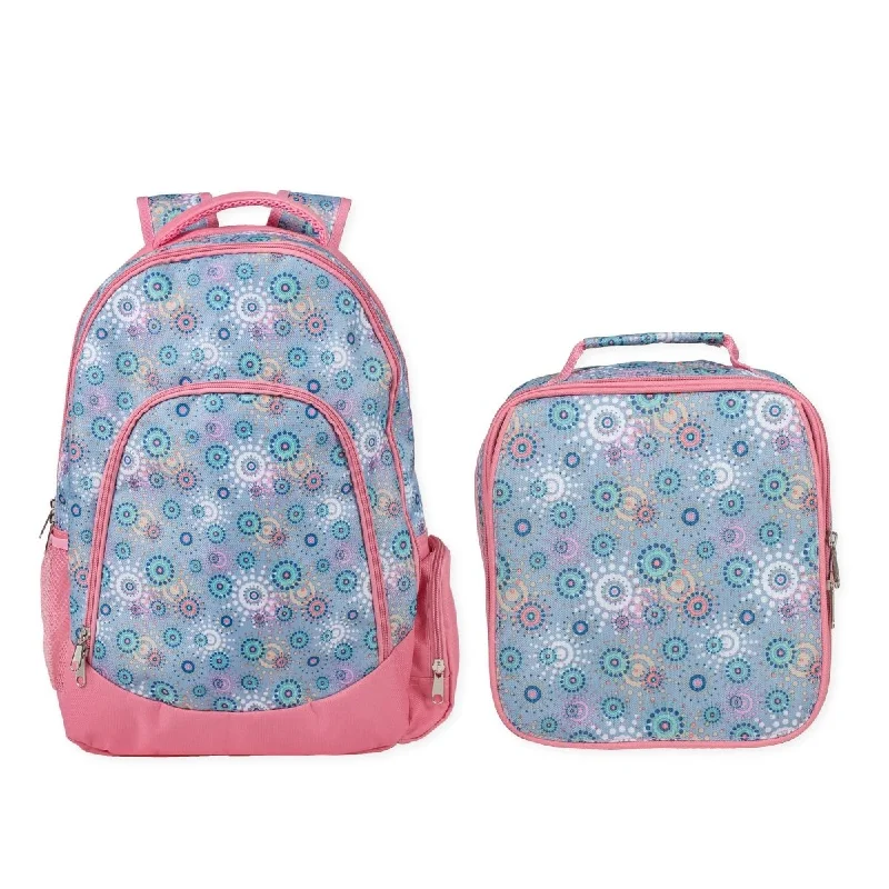 Starburst Pink Backpack & Lunchbag Set