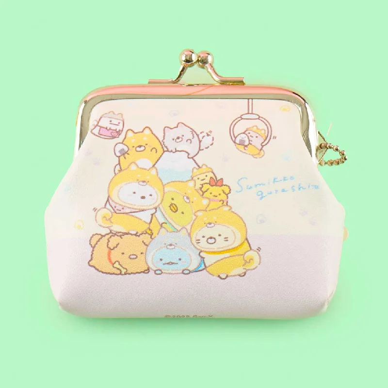 women's wallet with embossed pattern -Sumikko Gurashi Doggy Coin Purse