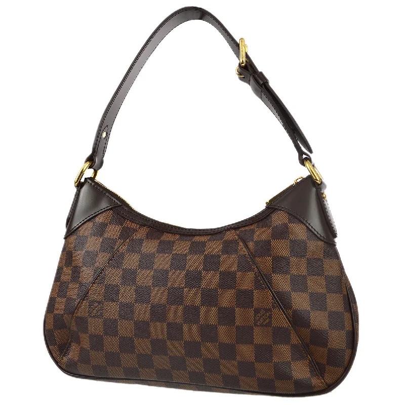 women's dumpling bag with bold color -Louis Vuitton 2011 Damier Thames PM Hobo Handbag N48180