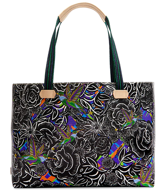 women's tote bag with quilted design -Consuela 2282 Birdie Big Breezy East/West Tote