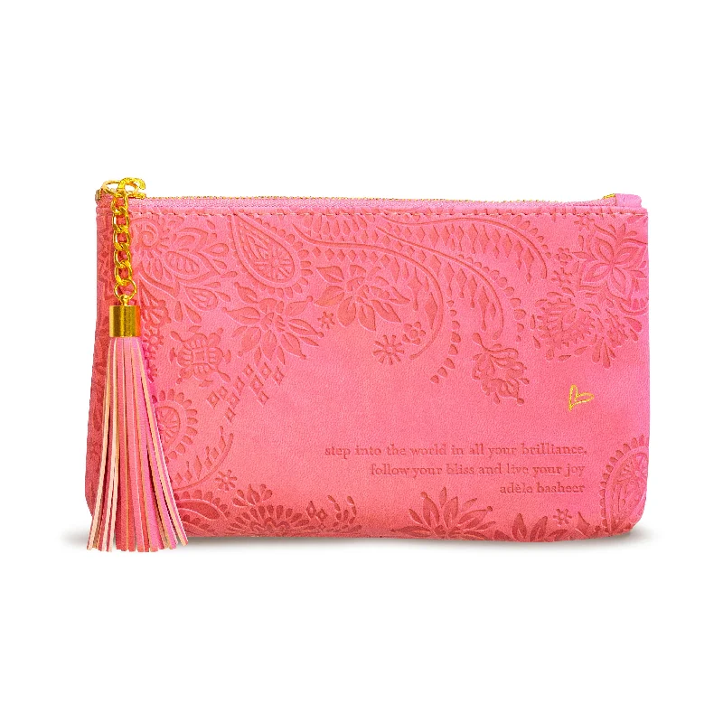 women's wallet with simple elegance -Follow Your Bliss Essentials Purse - Rose Quartz Pink