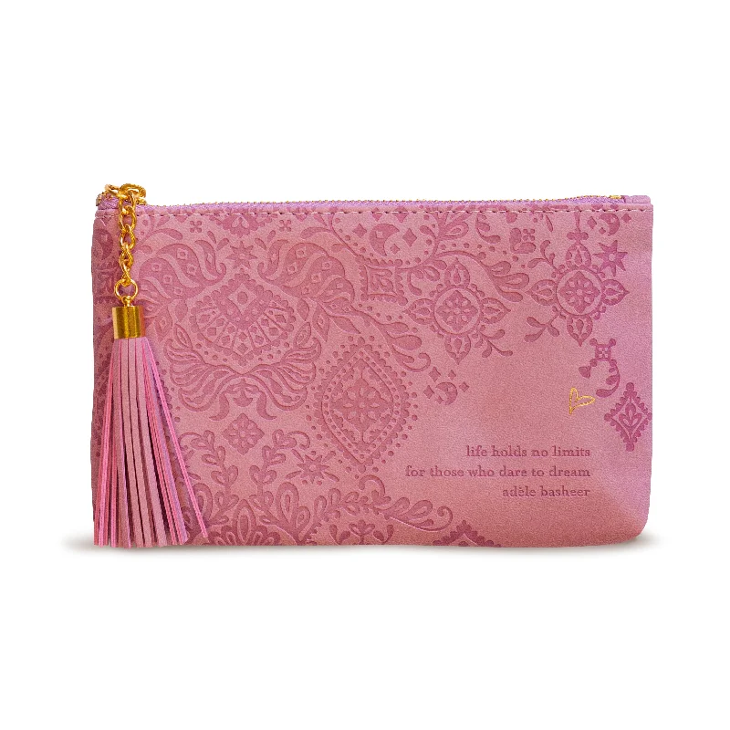 women's wallet with stylish clasp -Dare to Dream Essentials Purse - Moonlit Mauve Purple