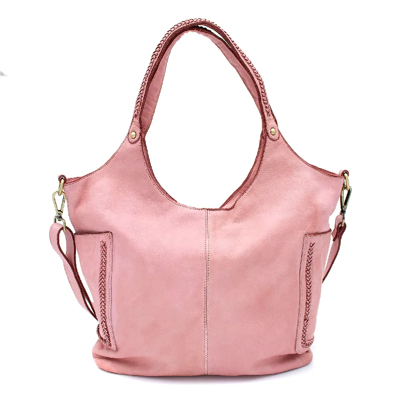 women's tote bag for weekend styling -Julia Slouchy Tote in Blush Pink