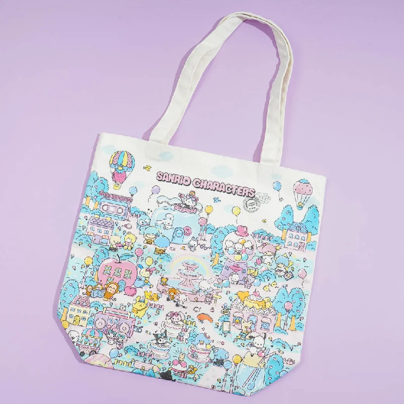 women's tote bag for smart office wear -Sanrio Characters Fantasy Trip Tote Bag