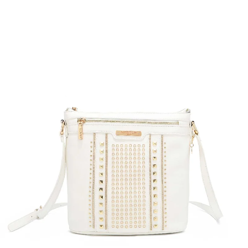 Ladies Crossbody Bag Lightweight Style -STUDDED CROSSBODY