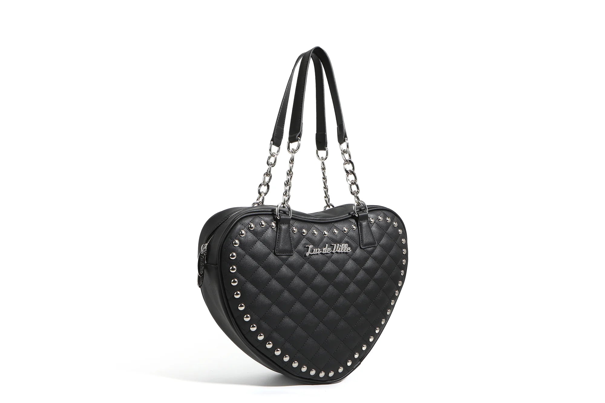 women's tote bag with simple elegance -Black Matte Tainted Love Tote