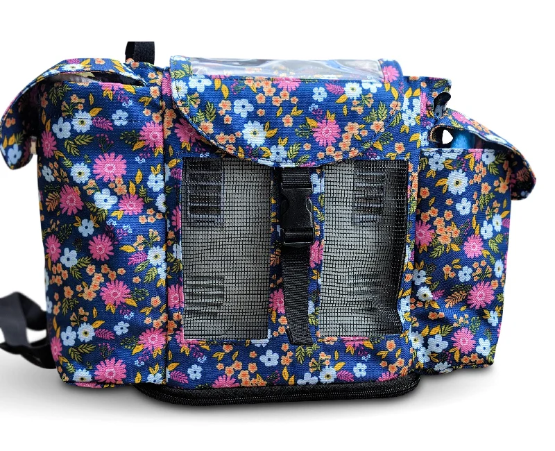 OxyGo Lightweight Backpack w/Pockets - Floral