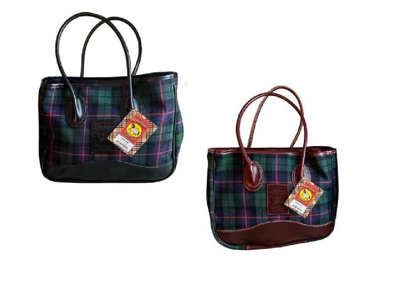 women's tote bag with sleek look -5/A Baker® Tartan Plaid Taylor Tote