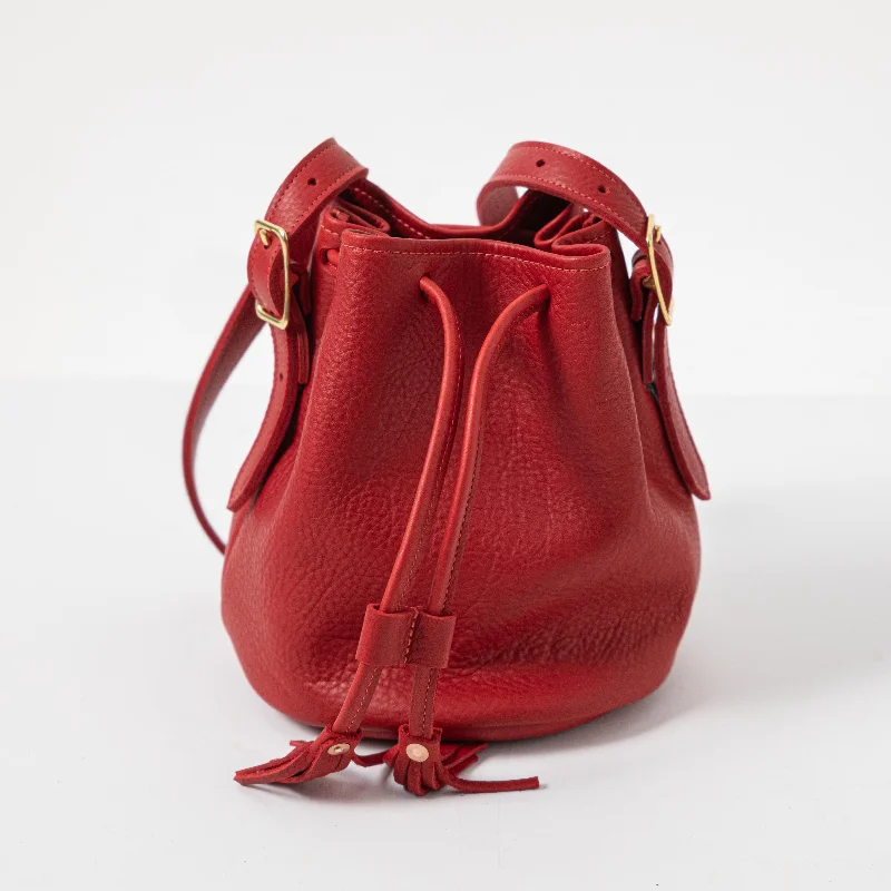 women's bucket bag for modern chic -Red Cypress Bucket Bag