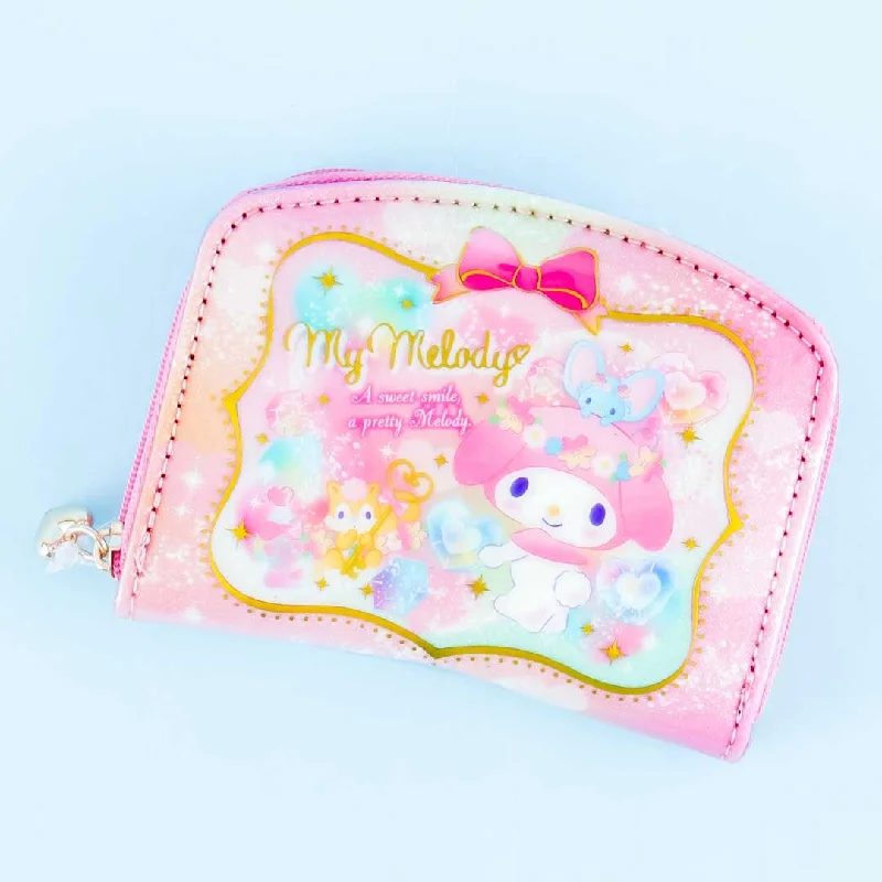 women's wallet with embossed leather -My Melody & Jewel Coin Purse