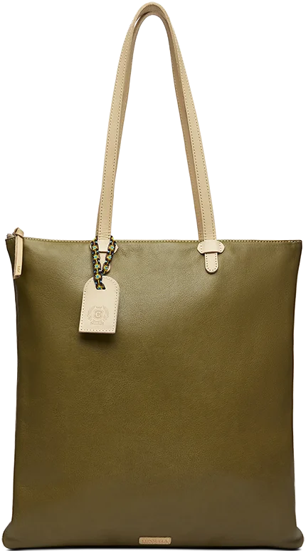 women's tote bag with trendy flap -CONSUELA ASHLEY SHOPPER TOTE