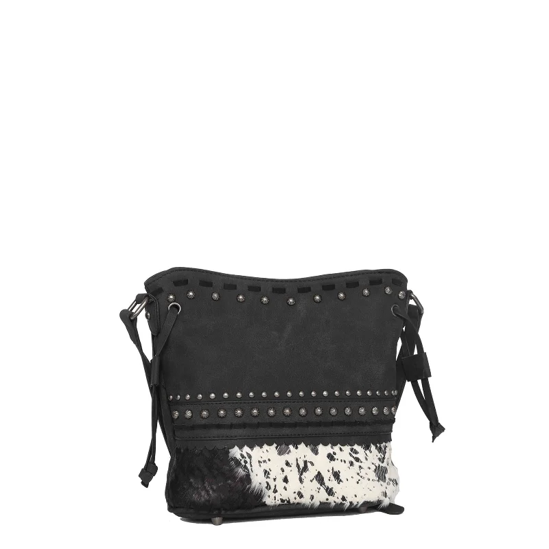 Ladies Crossbody Bag Work Essential -TR142-8360 Trinity Ranch Hair-On Cowhide Collection Crossbody Bag