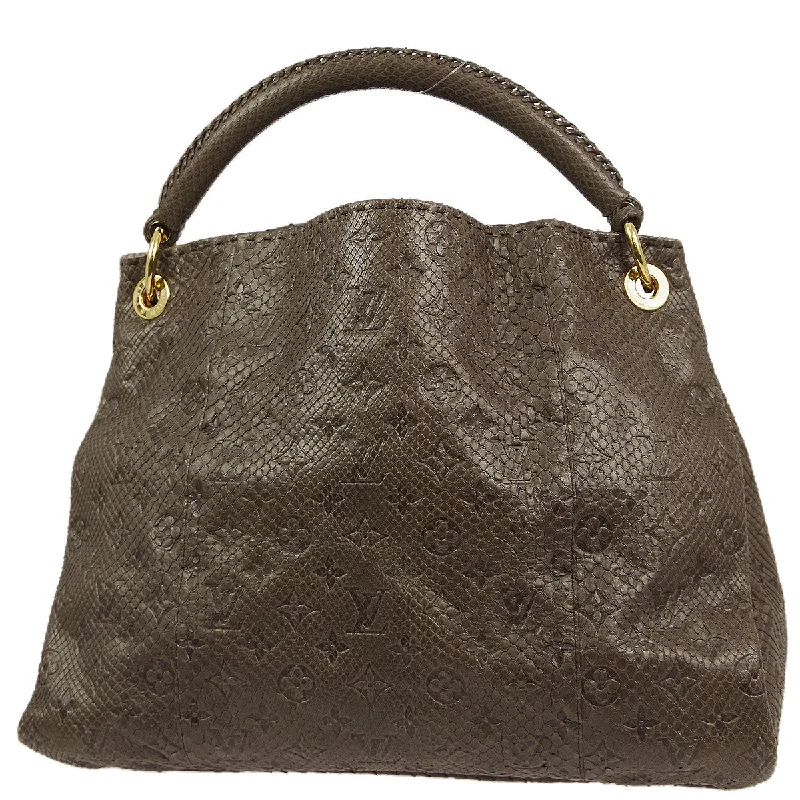 women's dumpling bag with detachable strap -Louis Vuitton * 2010 Gris Monogram Exotic Artsy MM Hobo Handbag M90886