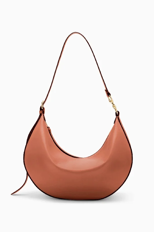 women's dumpling bag with elegant silhouette -Twyla Large Hobo Brown Italian Leather Handbag