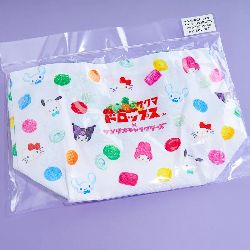 women's tote bag with metallic leather -Sanrio Characters x Sakuma Drops Mini Tote Bag With Candy