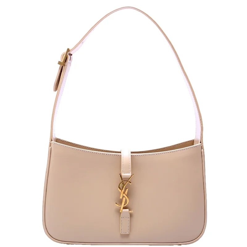 women's dumpling bag with trendy detailing -Le  A  Hobo Leather Tan