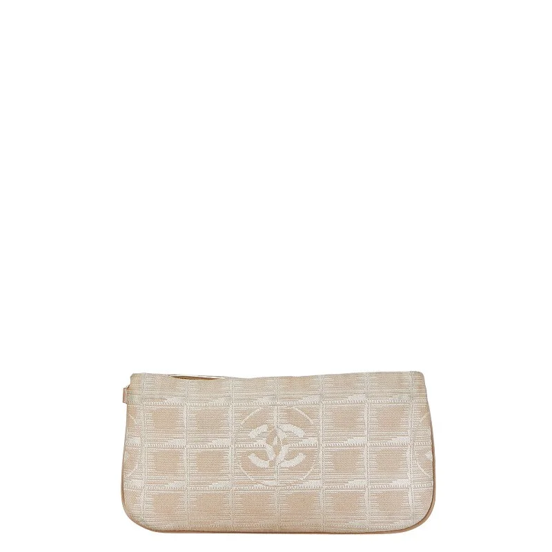 Chanel  Loveel Line Coco Porterait Beige Canvas Leather  CHANEL