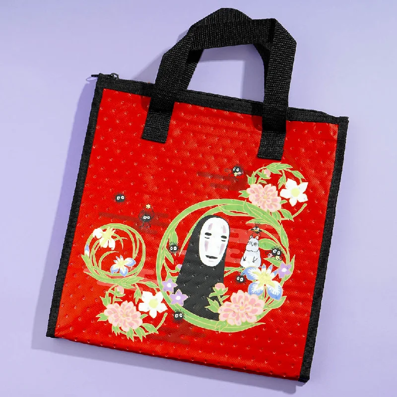 women's tote bag for gym -Spirited Away Flowery Lunch Tote