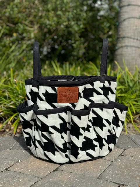 women's tote bag with modern shape -PADDOCK - Wool Grooming Tote - Stars Print - LIMITED EDITION